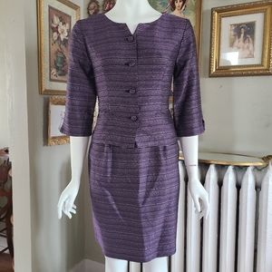 Chic Purple Women's Pencil Skirt